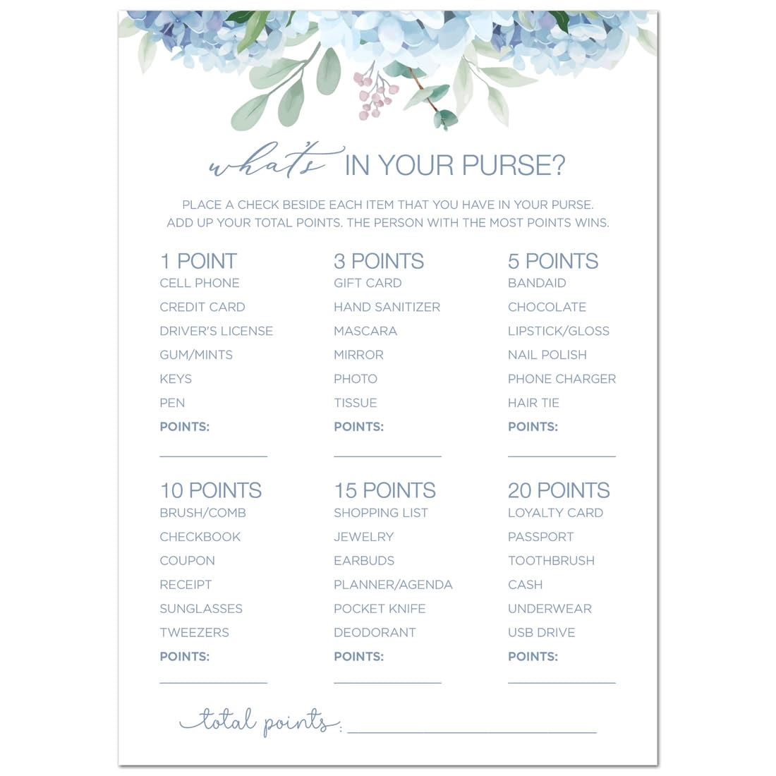 InvitationHouse What's in Your Purse - 24 piece(s) 0 months and up English