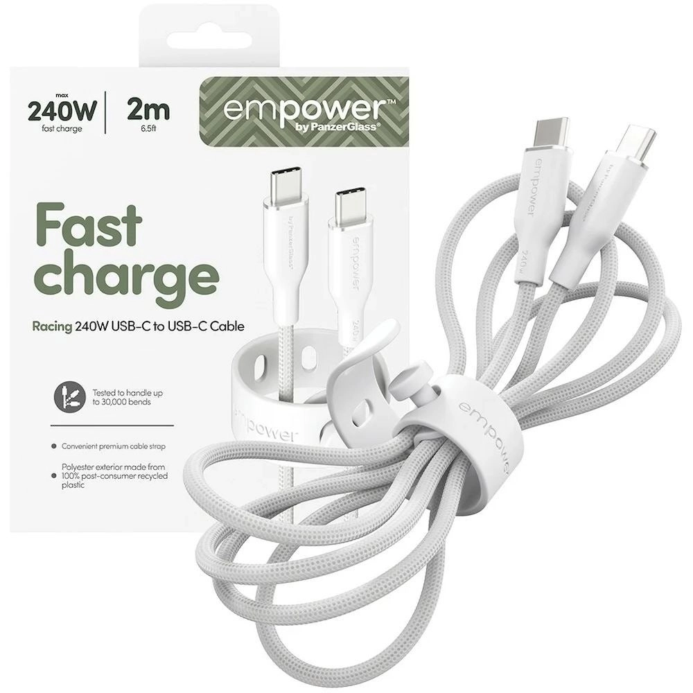 PanzerGlass Fast Charge Cable 240W USB-C to USB-C 2m