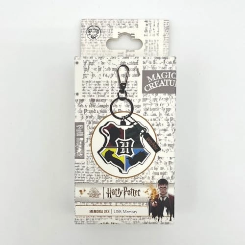 Disney Harry Potter 2-in-1 Keyring + USB Stick - Hogwarts