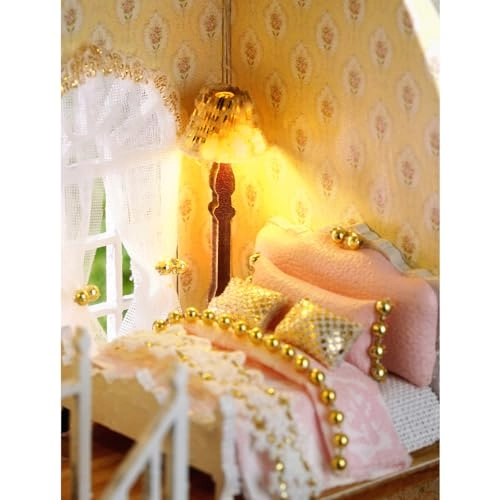 DIY Miniature Dollhouse Kit - Happy Manor 1:100