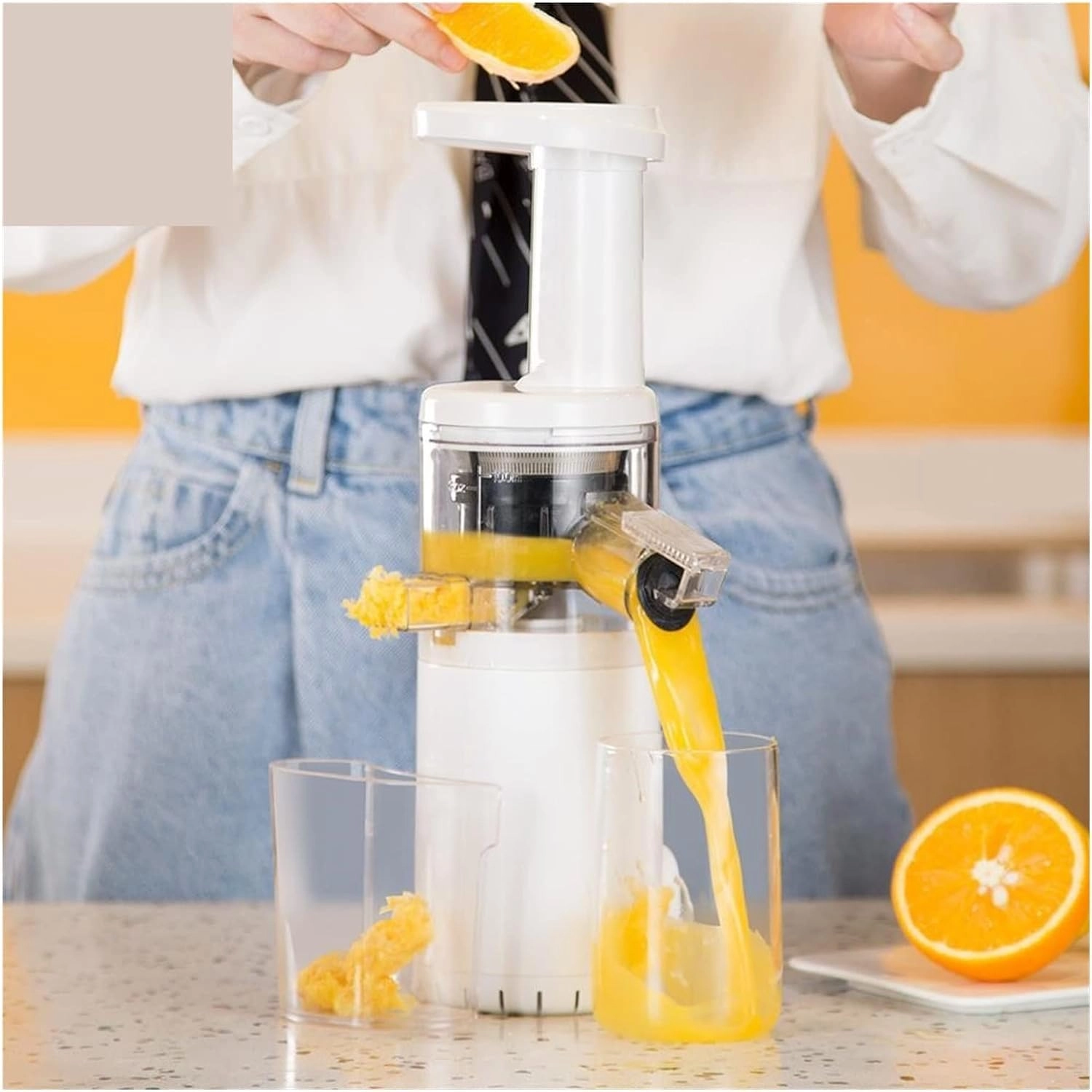 Portable Electric Juicer - Masticating Slow Auger Water-Free