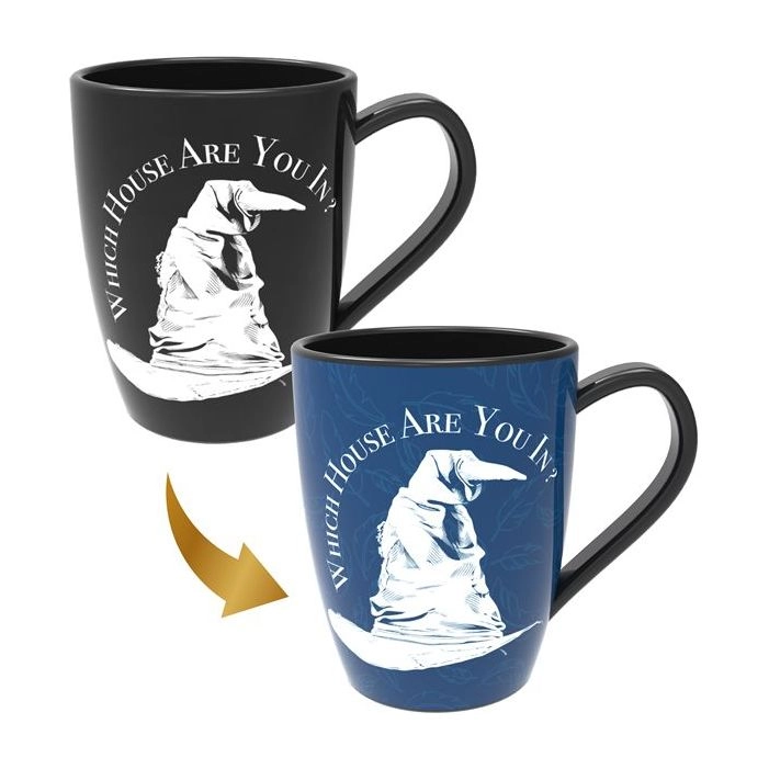 Wow! Stuff Harry Potter Sorting Hat Heat-Change Mug - Ravenclaw Thermal Reveal