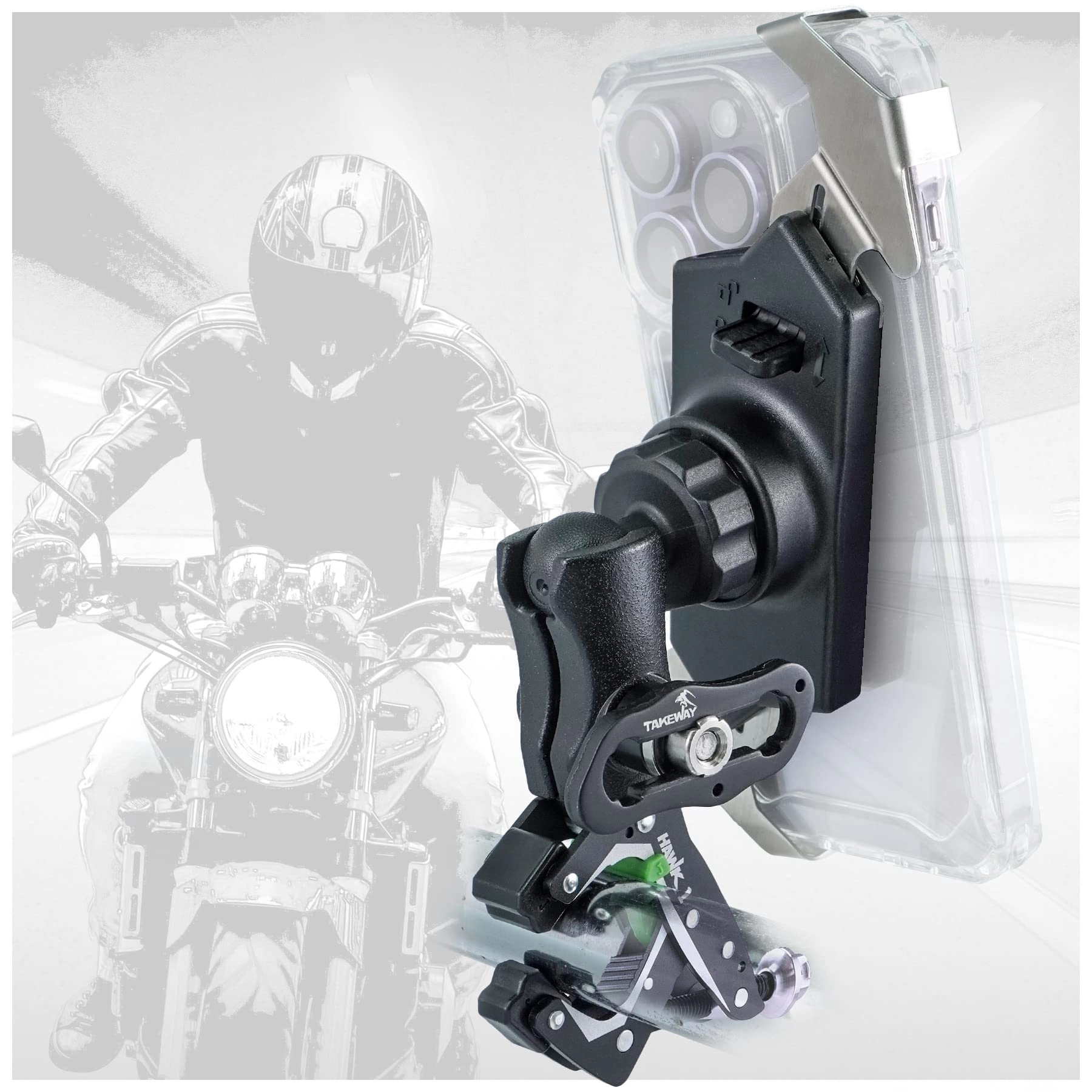 Takeway HAWK1-PH05 - Handlebar Phone Mount
