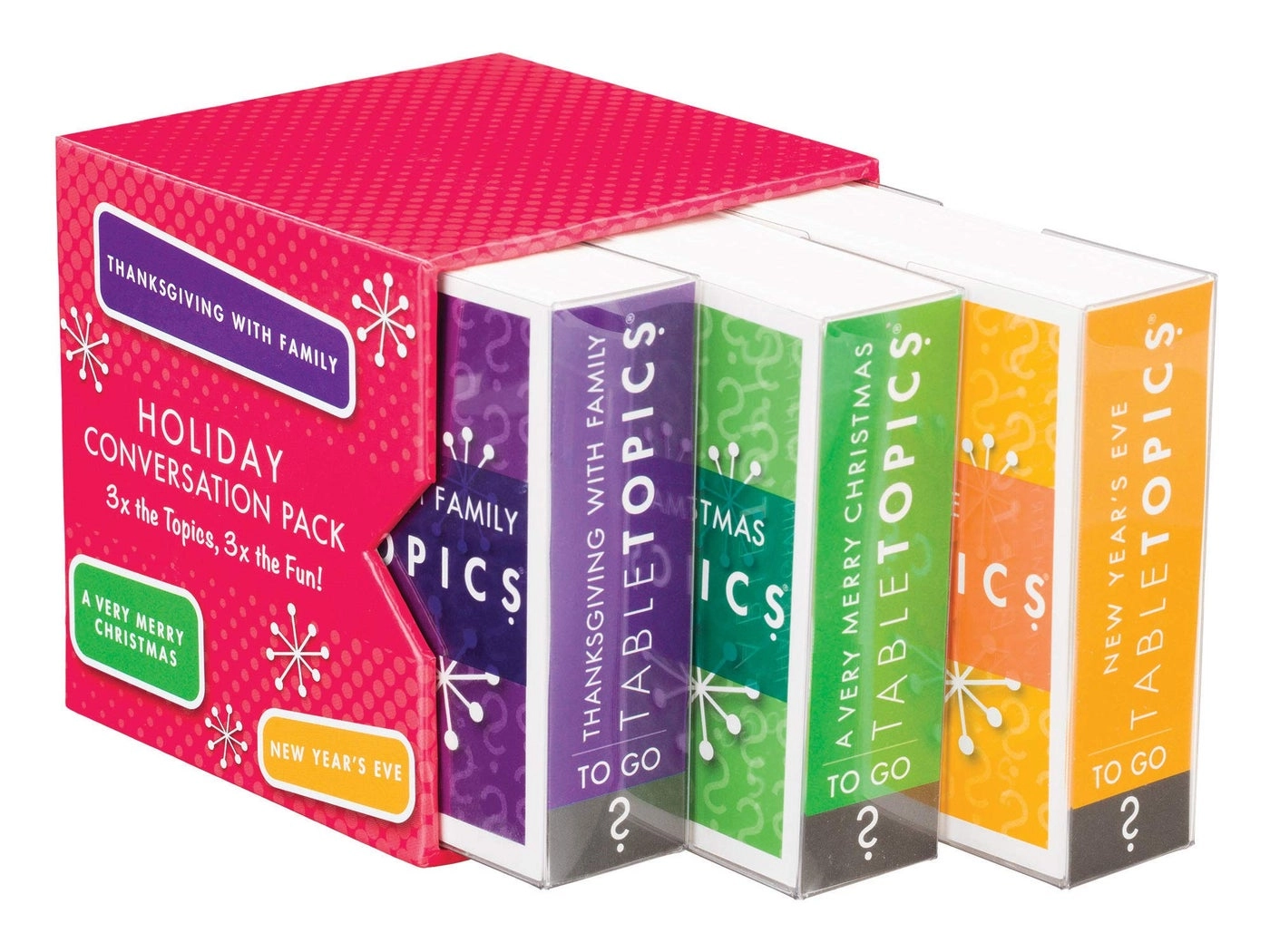 Holiday Conversation Pack - 120 Festive Conversation Cards