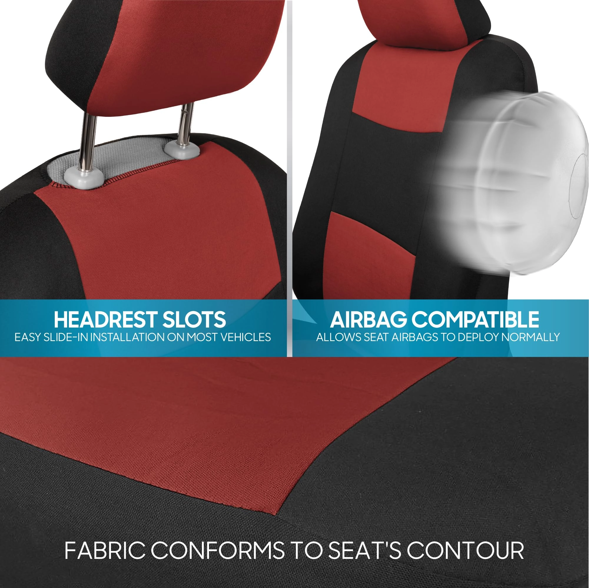 PolyPro Car Seat Covers - Solid Beige Universal Fit