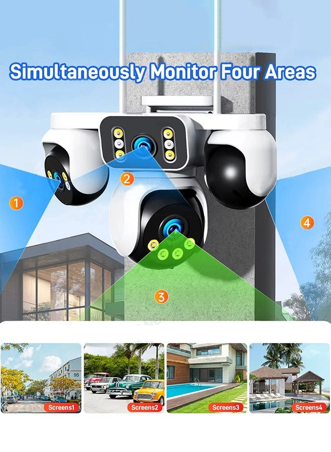 20MP CCTV - 4 Lens 4 Screen