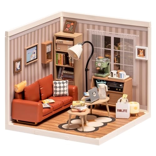 Miniature House Kit - Cozy Living Lounge