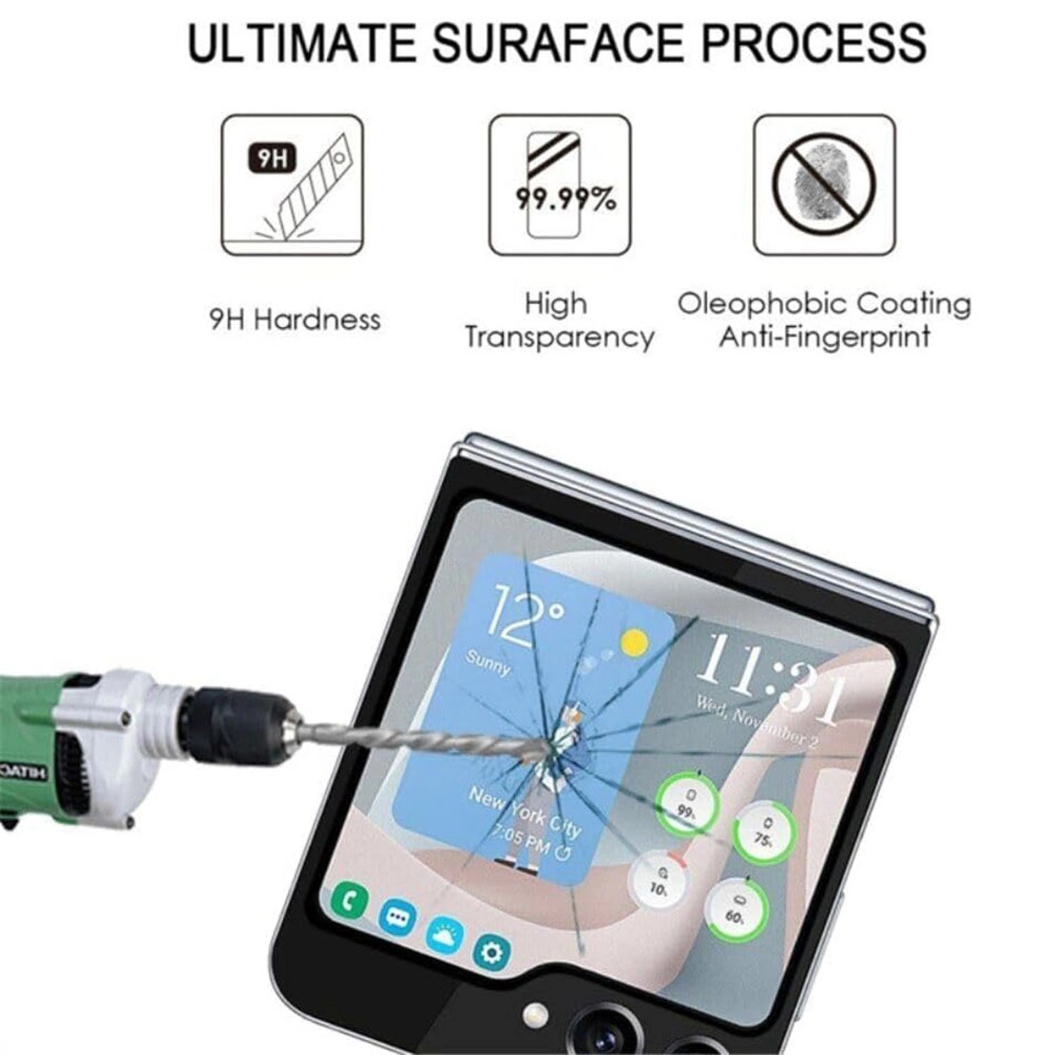 MagSafe Clear Case Screen Protector for Samsung Galaxy Z Flip 6