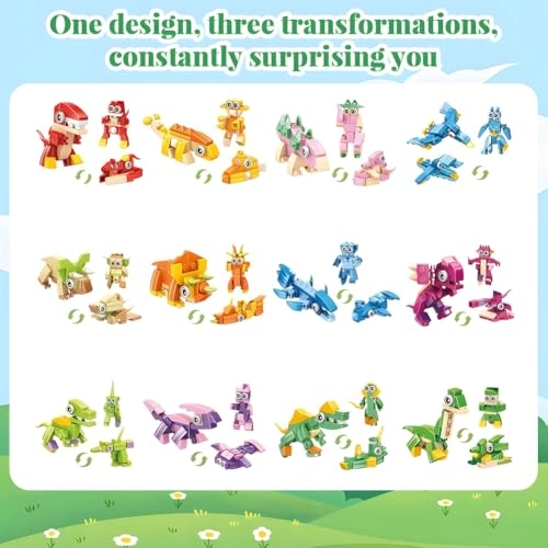 3-in-1 Mini Building Blocks - 12 pcs