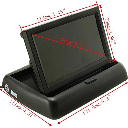 Car Rear View Camera Monitor - 4.3 Inches