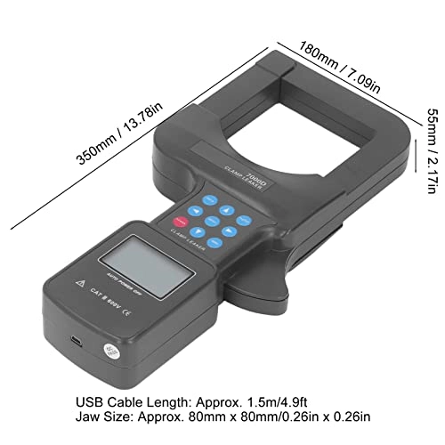 ETCR7000D - 2000A CAT III 600V 80mm