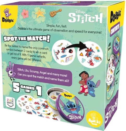Dobble: Disney Lilo and Stitch - Card Game