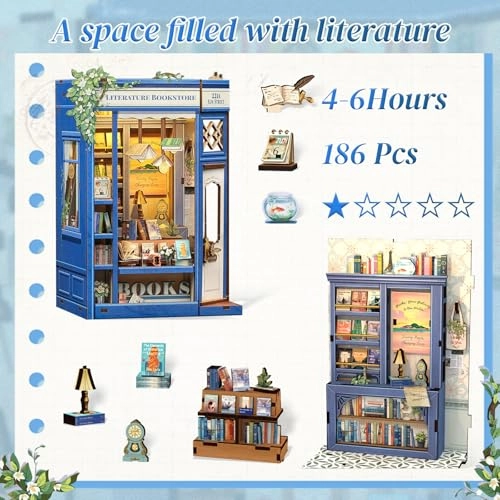Book Nook Kit - Muse Bookstore 1:12 Scale