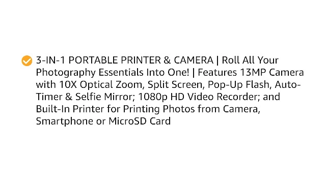 Step Touch - 13MP 3.5 LCD Touchscreen White Bundle