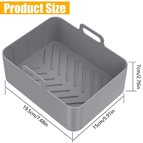 Air Fryer Silicone Liner - Food-grade Silicone 2PCS