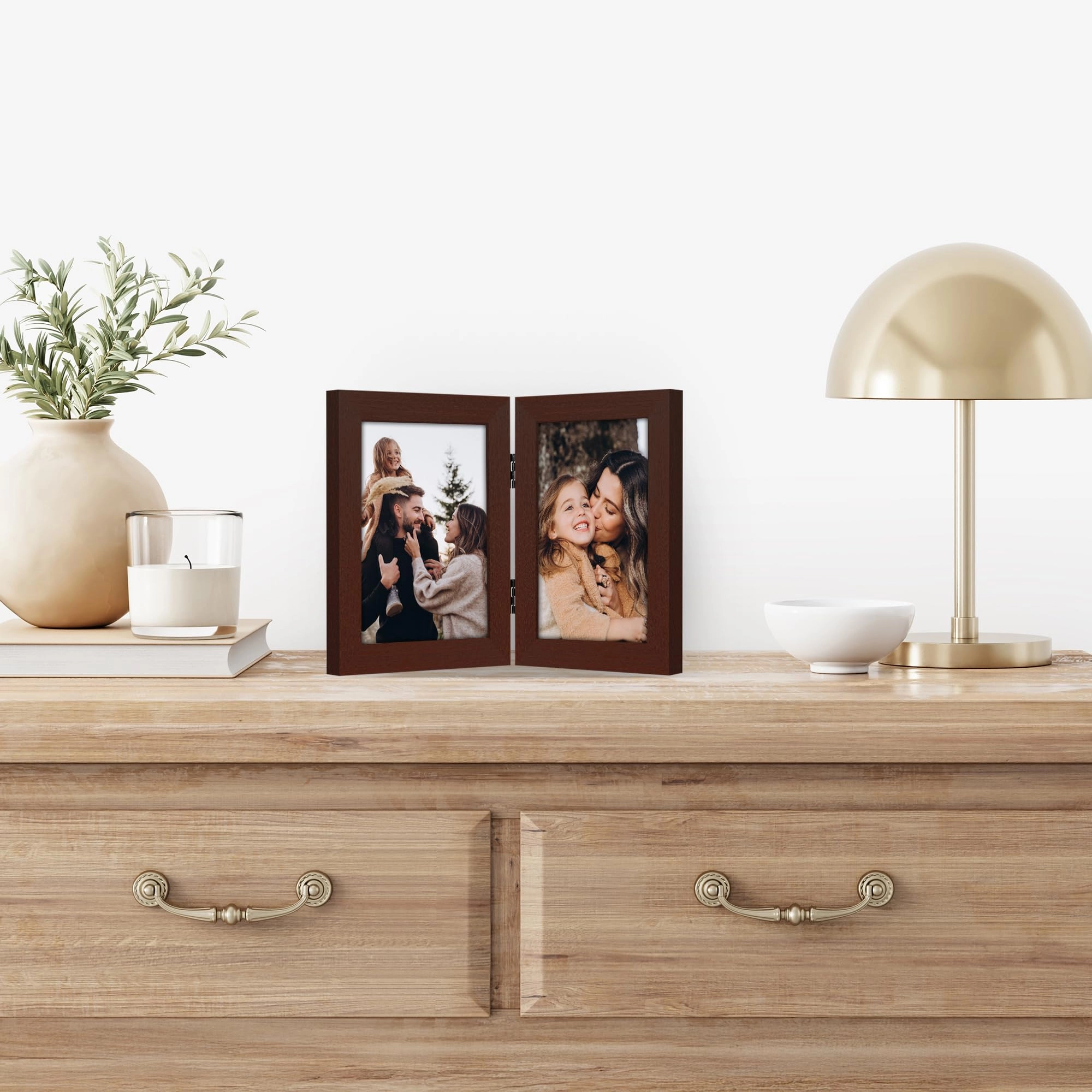 Hinged Picture Frame - 5x7 Two Displays