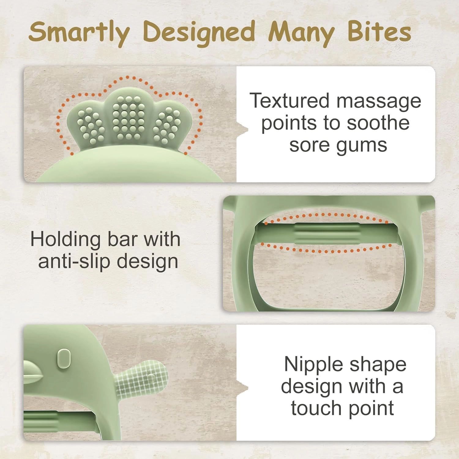 Teething Mittens - Silicone