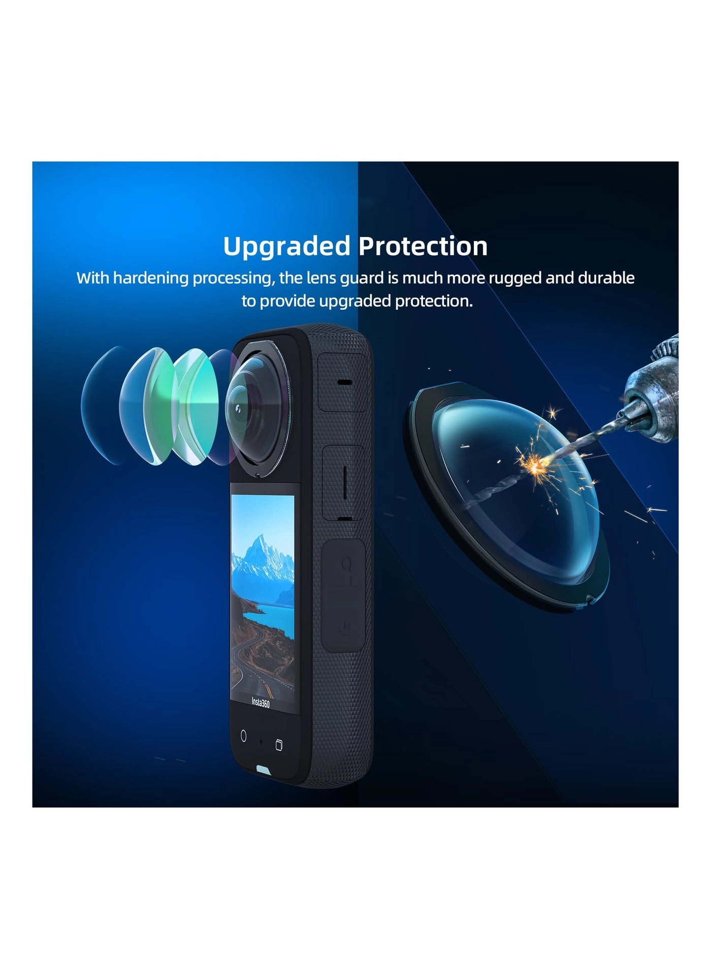 Silicone Protective Case - Insta360 X3 + Sticky Lens Guards