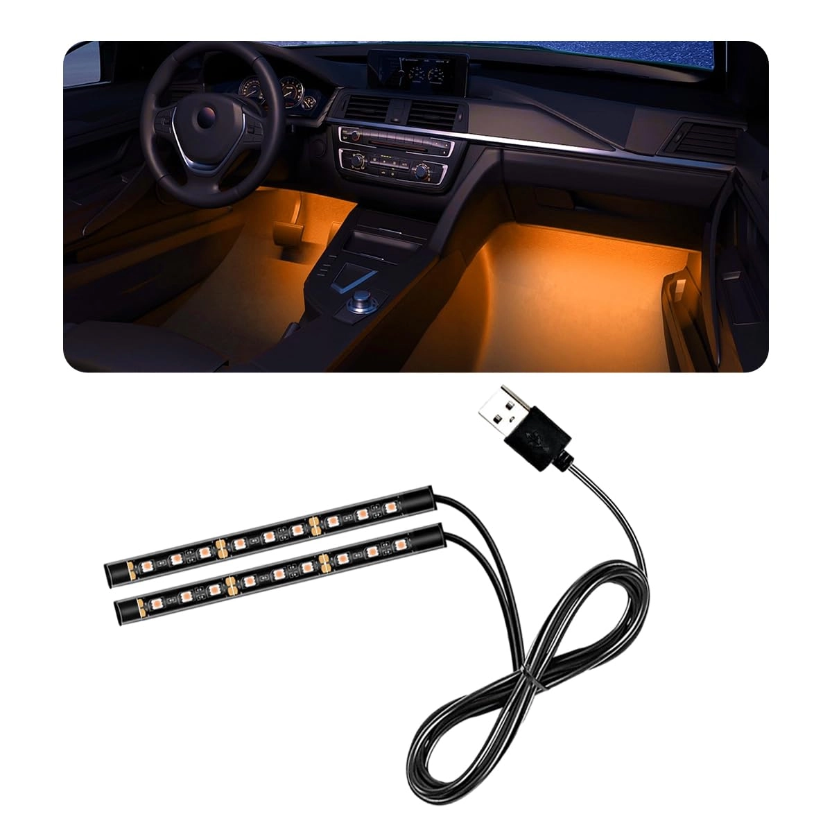 povtii Car LED Strip Light