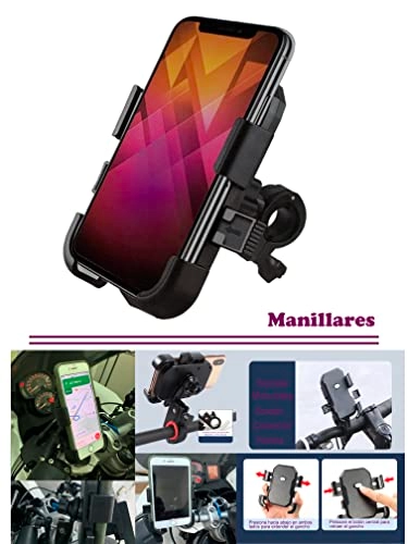 Mobile Phone Holder - 2 IN 1 Handlebar and Rearview 360º rotation