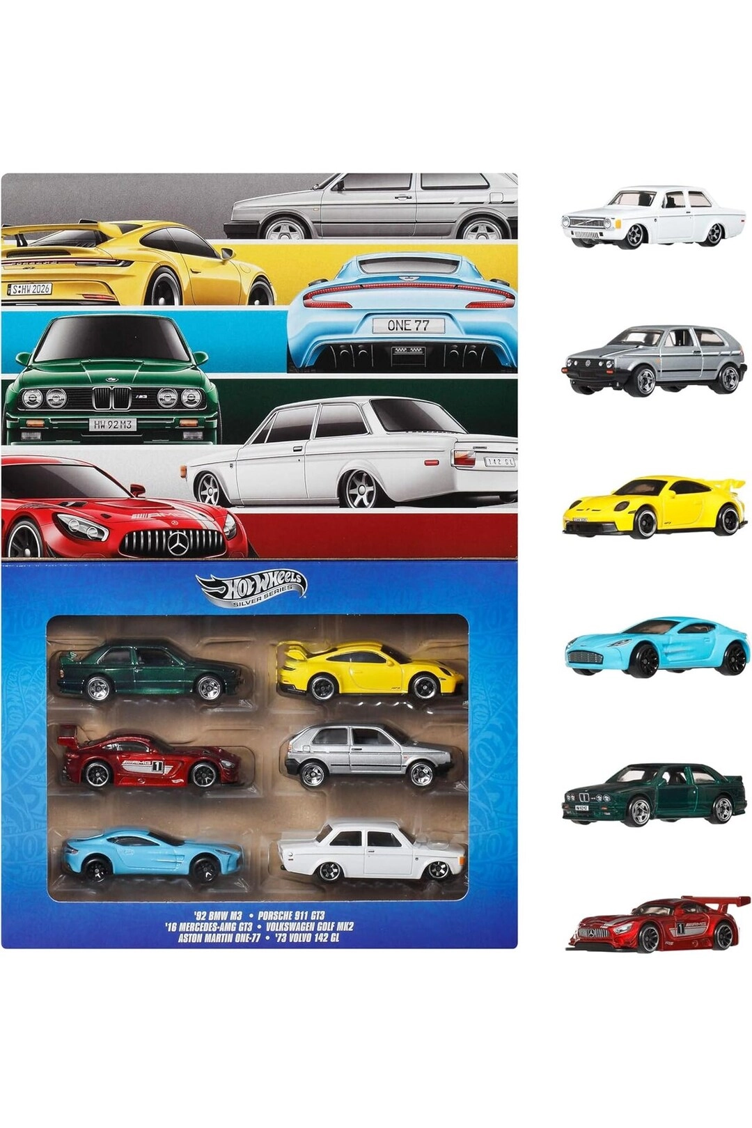 Hot Wheels Euro Style Multipack - 1:64 6pcs