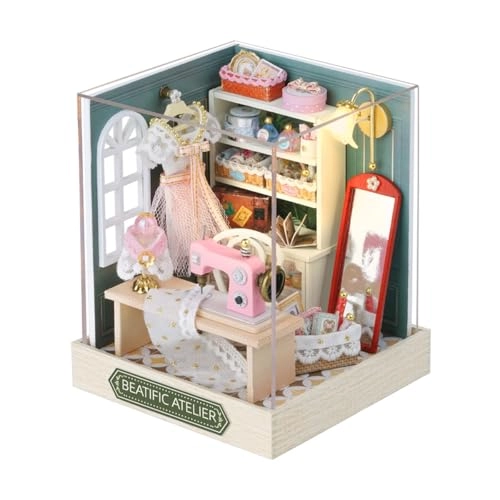 Miniature Dollhouse Kit - candy, cake and milk tea