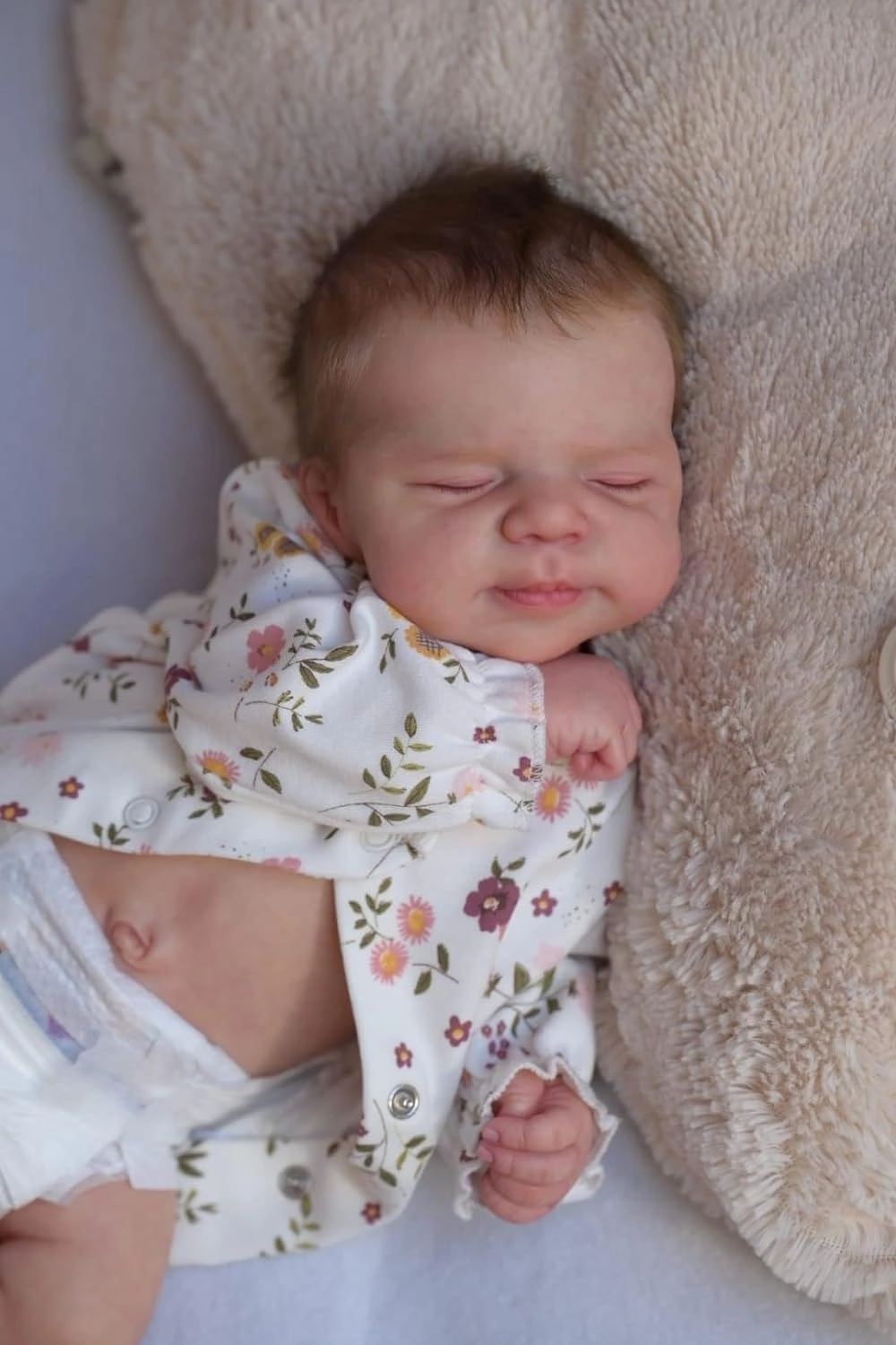 Reborn Baby Doll - 18 inch Silicone Vinyl Girl Ages 36 months+