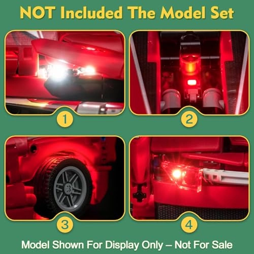 Light kit Compatible with LEGO 42212 Ferrari FXX K