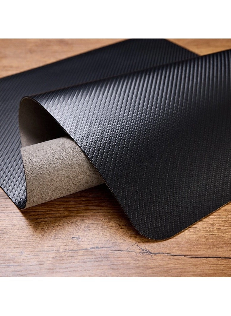 Large carbon fiber leather Gaming Mouse Pad - 80x40 cm