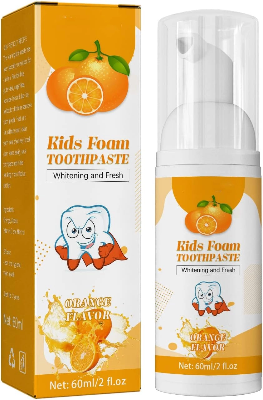 Foam Toothpaste - 60ml Kids Fluoride Free