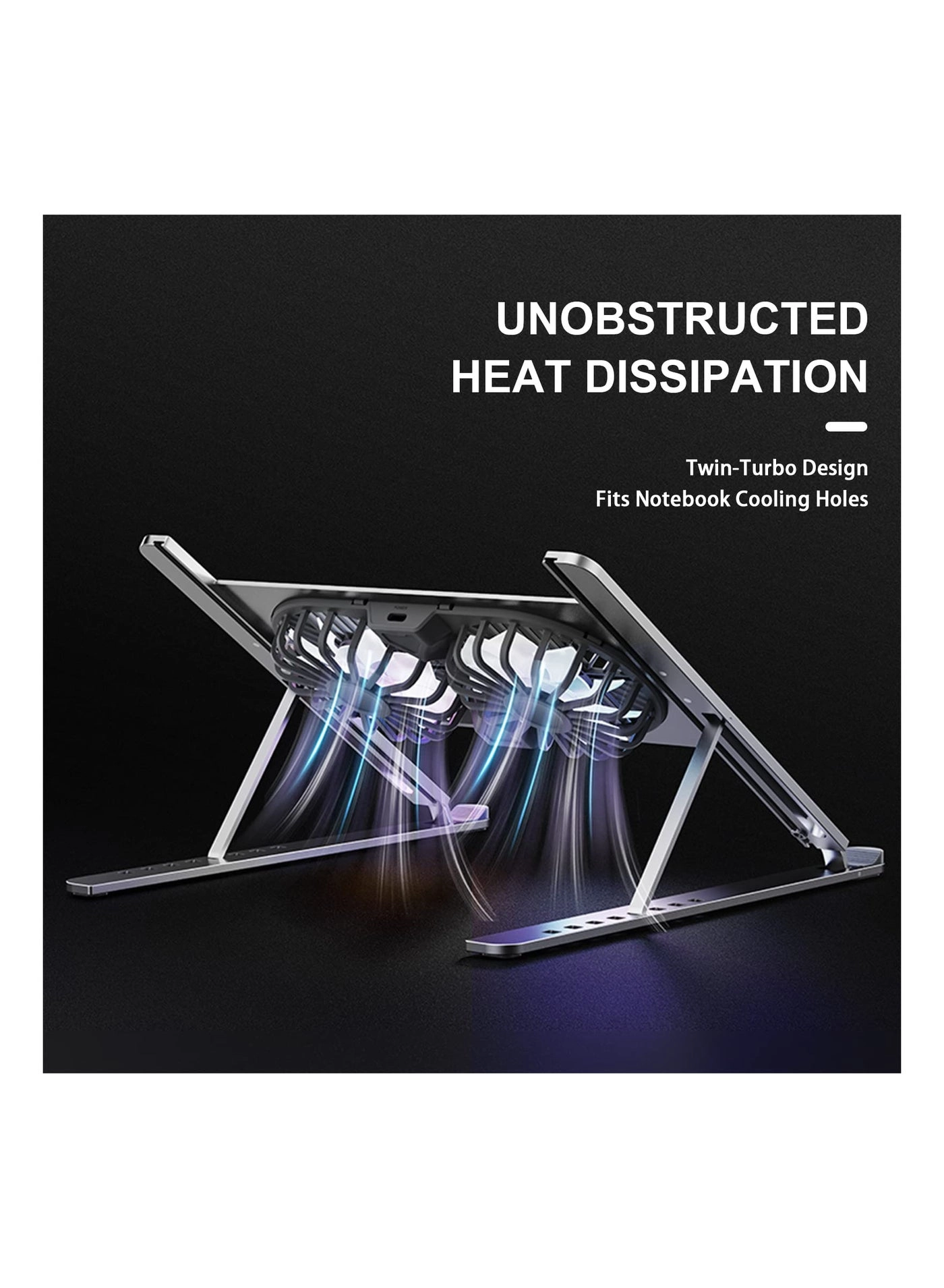 Laptop Cooling Table - Double fans
