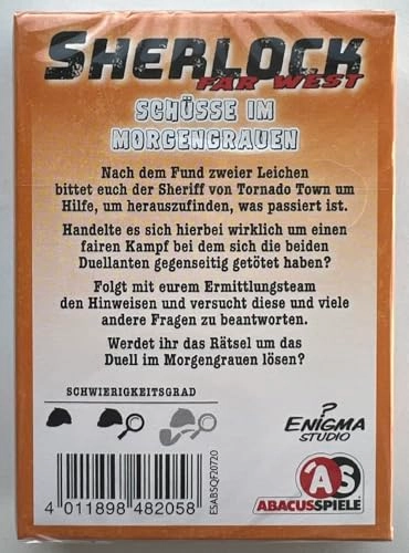 Sherlock Far West: Shots at Dawn - Card Game (German)