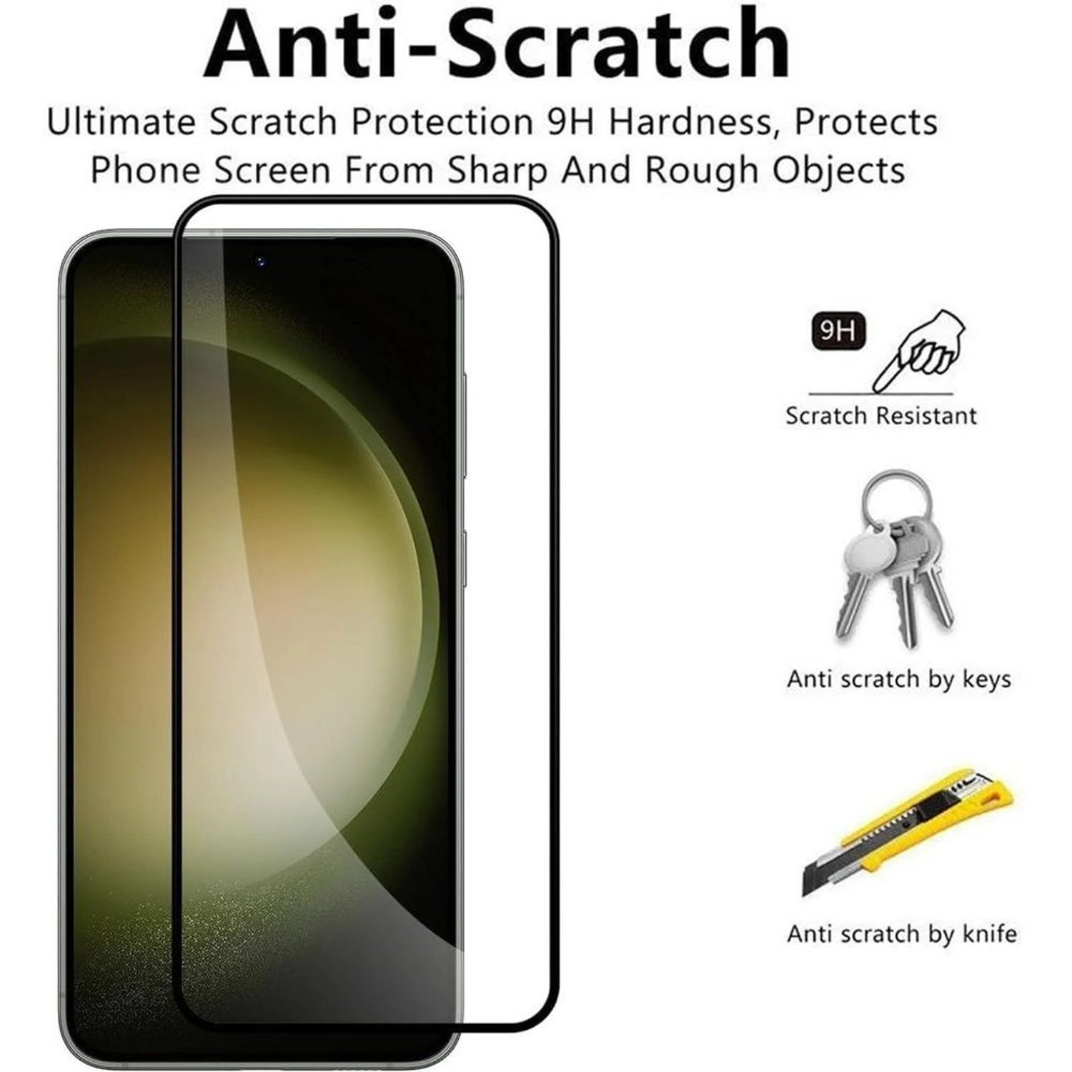 Clear Screen Protector for Samsung Galaxy S25