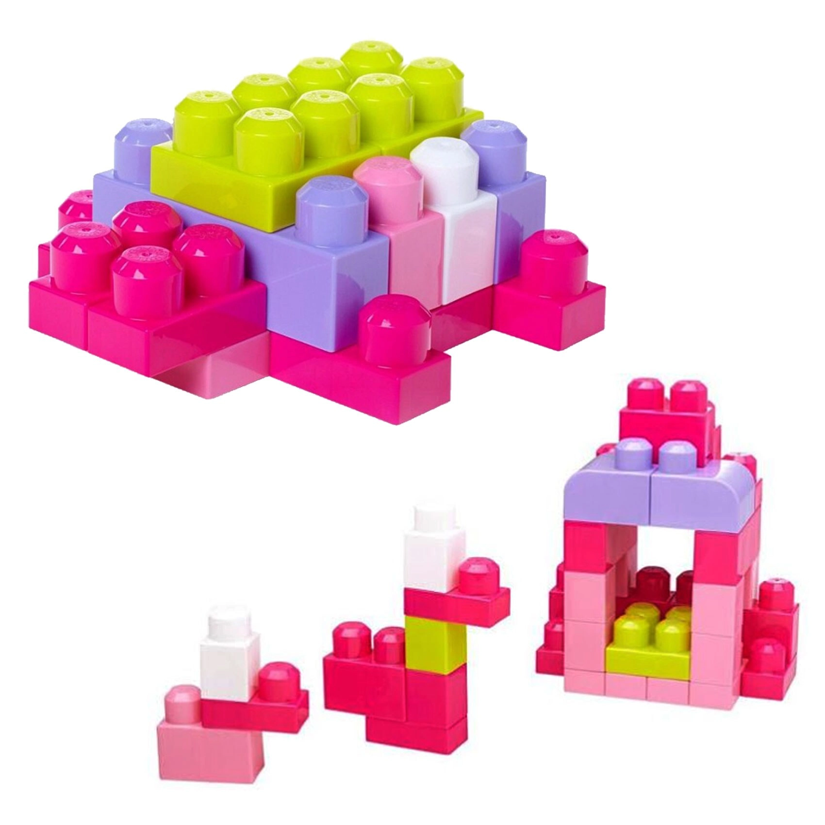 Big Building Bag - Girls 60pcs