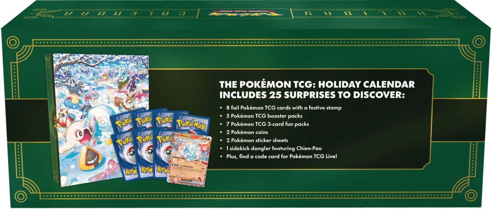 2024 Holiday Calendar - Official Gift Box Booster Packs Promo Cards