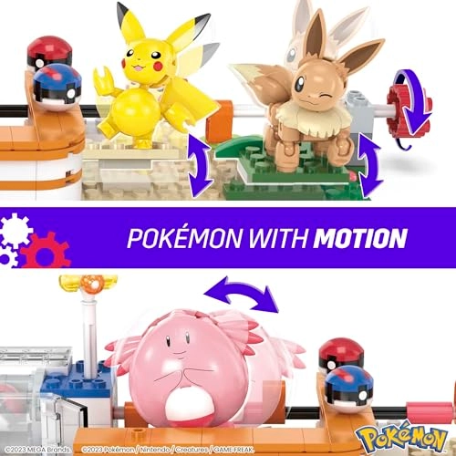 Pokemon Forest Pokemon Center - 4 Poseable Characters