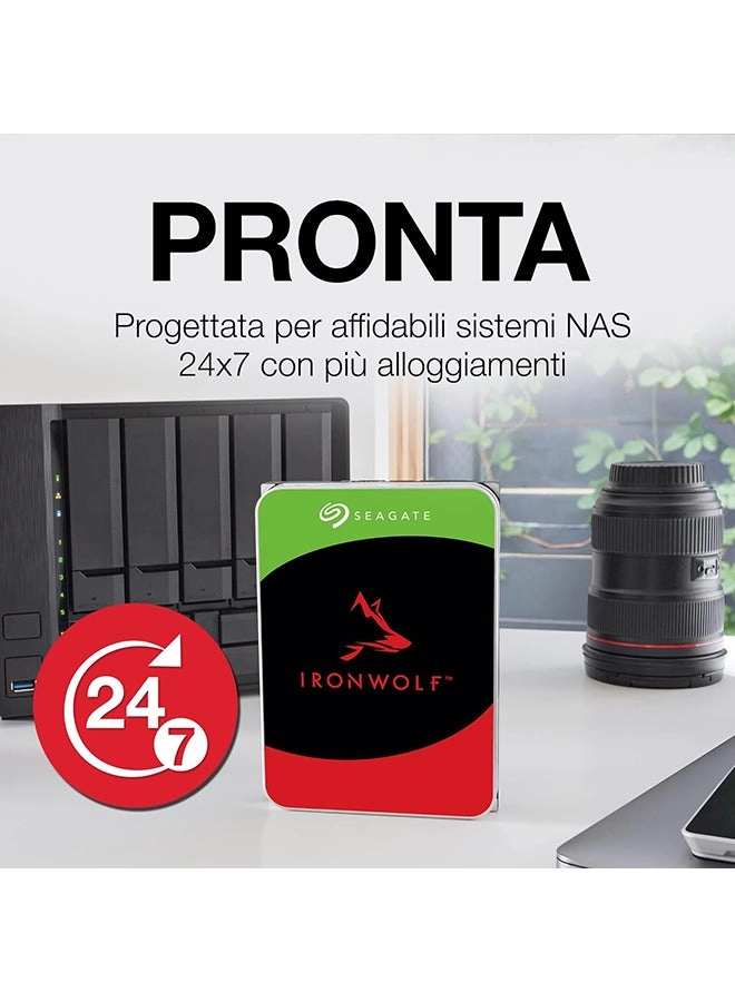 IronWolf 3.5" 5400rpm 256MB SATA 6Gb/s (ST6000VN006) - 6TB