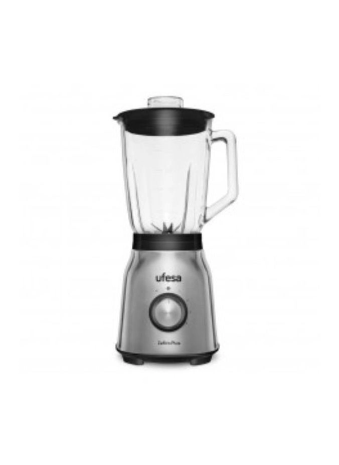 Bs4860 Zafiro Plus - Glass jug, 4 speeds + pulse, 6 stainless steel blades, security block system