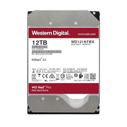 Red Pro 3.5" 7200rpm SATA 6Gb/s (WD121KFBX) - 12TB
