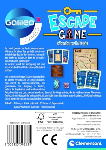 Escape Game: Adventure in Paris (German)