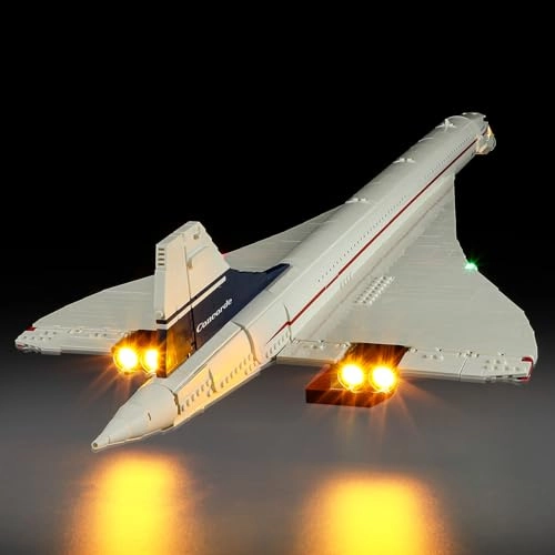 LED Light Kit for Lego 10318 Airbus Concorde Set - USB battery