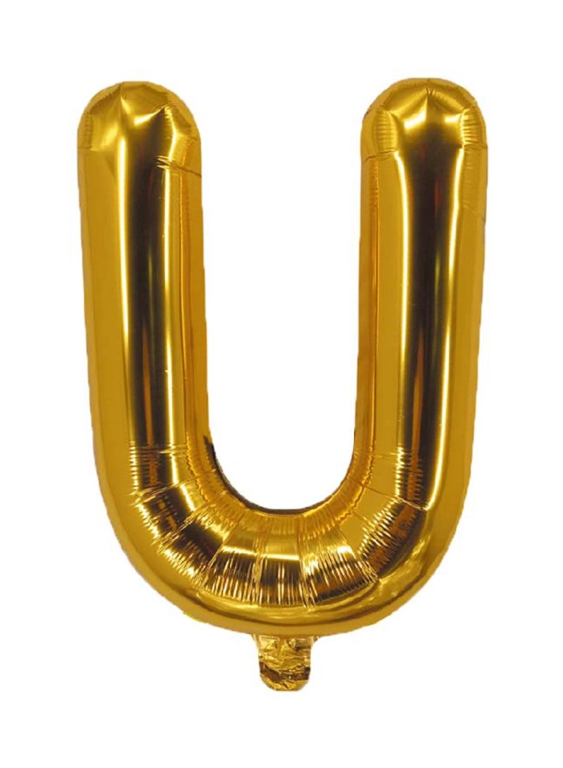 Party Time Trading LLC Letter U Foil Balloon