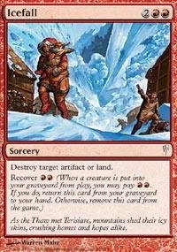 Magic: the Gathering Icefall - Coldsnap Red