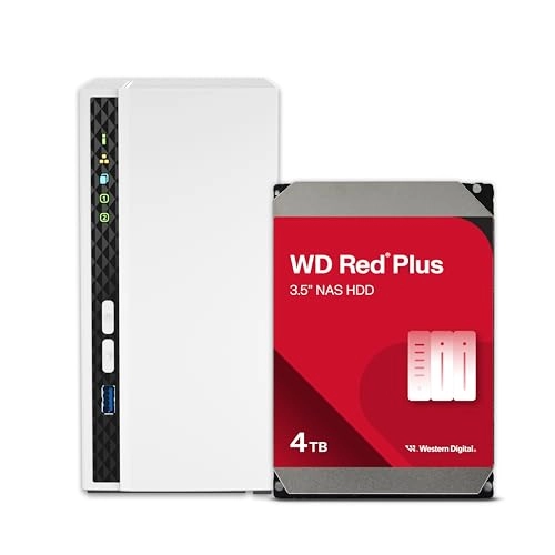 TS-233-24WD-US 2-Bay 4TB - WD NAS Bundle (4TB HDDs)