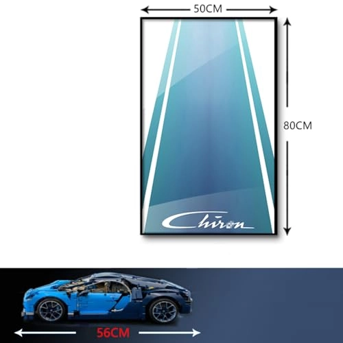 Figures Display Wall Mount for LEGO Techniic Bugaatti Chiroon 42083 - Acrylic