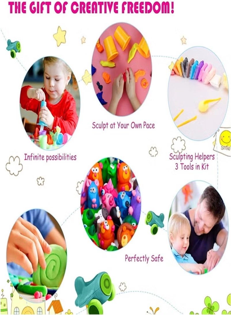 Plasticine - Air Dry Clay 48 Colors