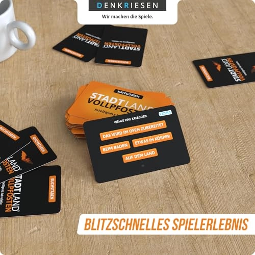 Stadt Land Vollpfosten: Classic special edition - Card Game (German)