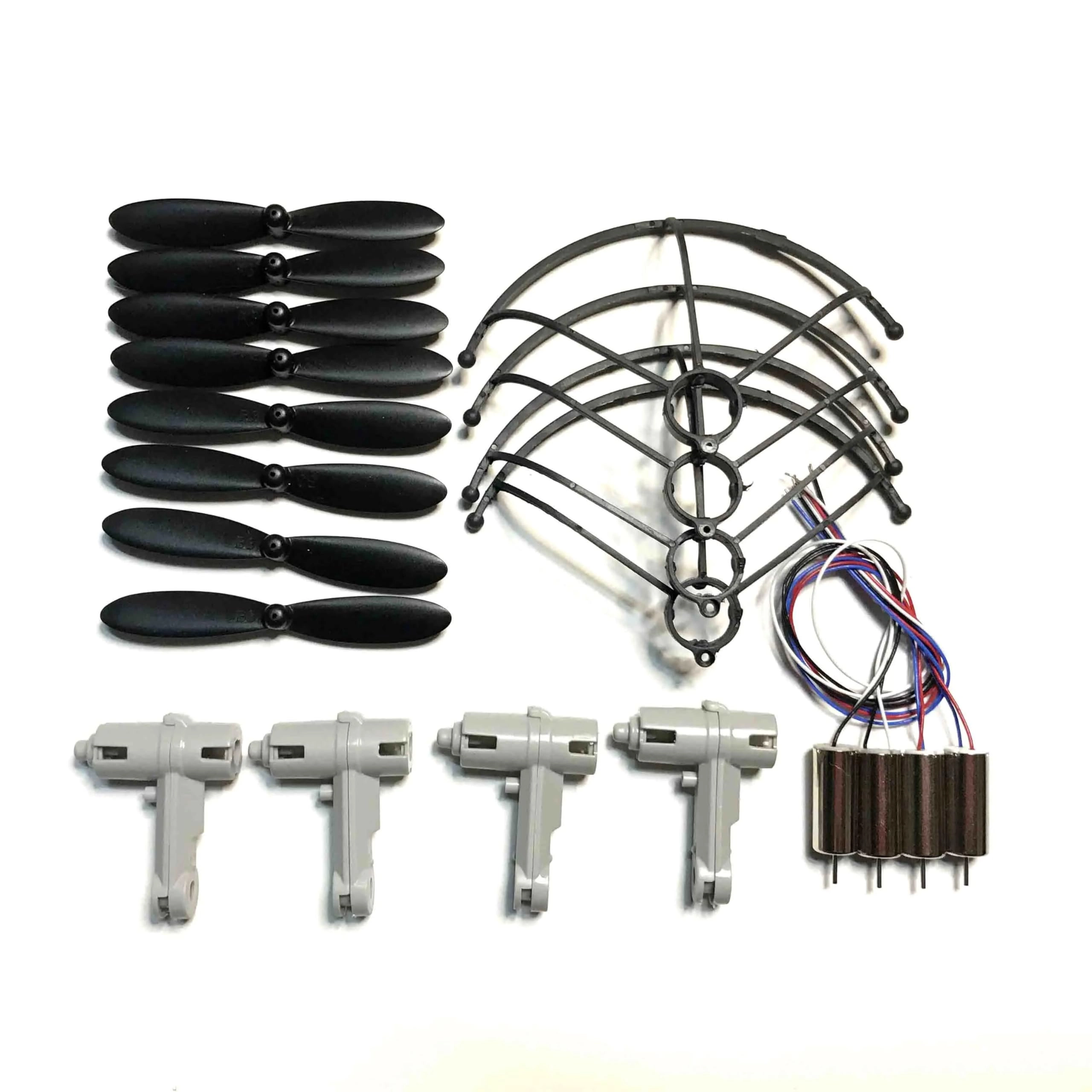 Foldable RC Quadcopter Part Kit - For LSRC Mini Drone WiFi Fpv S66 Rc Drone Light Grey