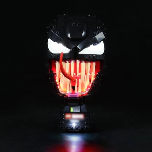 LED light kit - compatible with 76187 Venom Mask Multicolor