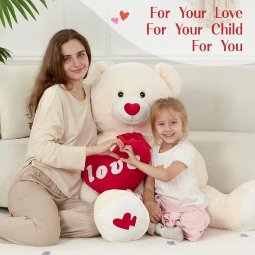 Teddy Bear with Love - 130 cm